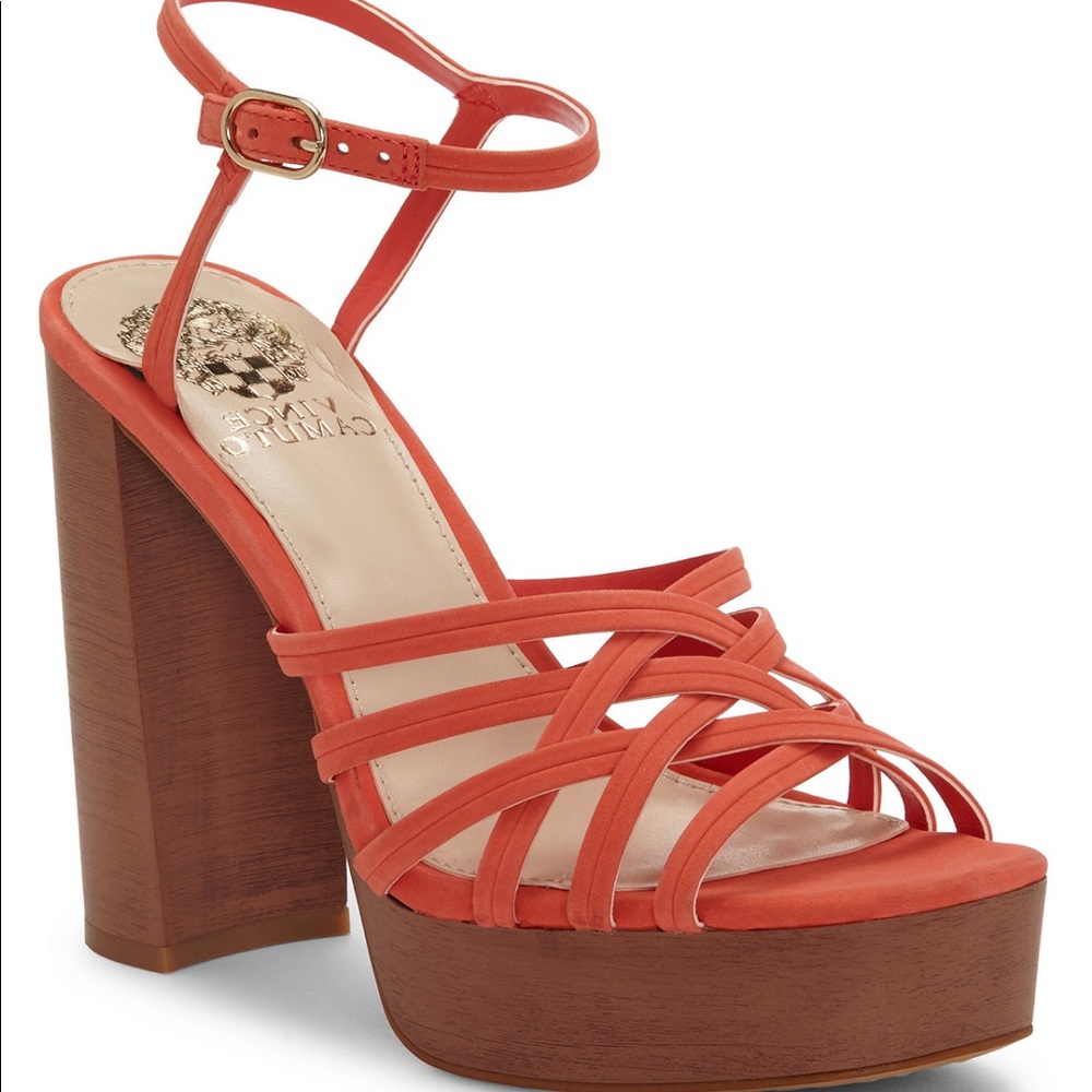 Vince Camuto Larriss Woven Platform Sandals